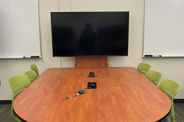 Group seating with connections for student provided laptops