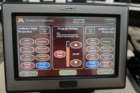 Touchscreen control user interface showing main page