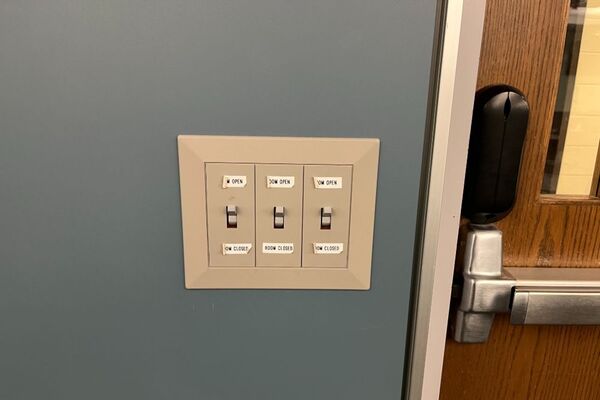 Lighting control panel